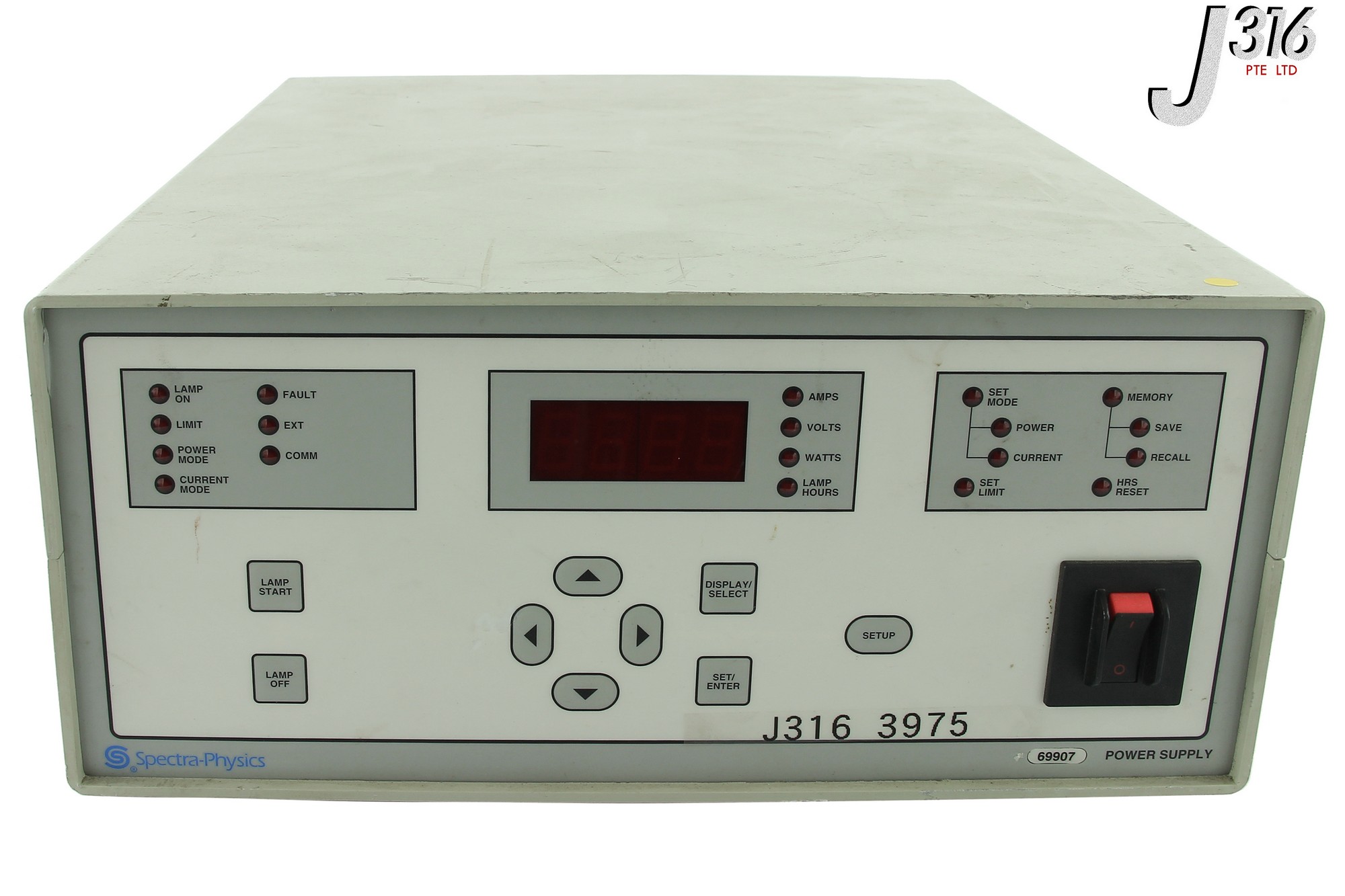ST 3975 SPECTRA-PHYSICS POWER SUPPLY, 0053804-001, 0053805-00 69907